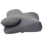 Preview: Kopfkissen mit Kissen Grau 59 x 38 x 14 cm Polyester