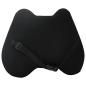 Preview: Kopfkissen mit Kissen Schwarz 42 x 32 x 14 cm Polyester