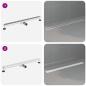 Preview: 2 in 1 Duschabfluss Silber 90 cm Edelstahl 304