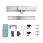 Preview: Duschabfluss mit Liniendesign Silber 50 cm Edelstahl 304