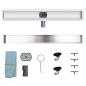 Preview: Duschablauf 2-in-1 mit 360° Siphon Silber 70 cm Edelstahl 304