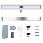 Preview: Duschablauf 2-in-1 mit 360° Siphon Silber 80 cm Edelstahl 304