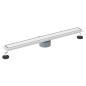 Preview: Duschablauf 2-in-1 mit 360° Siphon Silber 80 cm Edelstahl 304