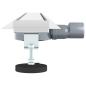 Preview: Duschablauf 2-in-1 mit 360° Siphon Silber 90 cm Edelstahl 304