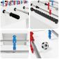 Preview: Tischfußballtisch Weiß 125 x 60,5 x 80 cm Holzwerkstoff