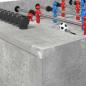 Preview: Tischfußballtisch Beton Grau 125 x 60,5 x 80 cm Holzwerkstoff
