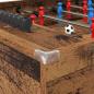 Preview: Tischfußballtisch Altholz 125 x 60,5 x 80 cm Holzwerkstoff