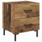 Preview: Nachttisch Altholz 40 x 35 x 47,5 cm Holzwerkstoff