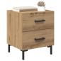 Preview: Nachttisch Artisan-Eiche 40 x 35 x 47,5 cm Holzwerkstoff