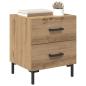 Preview: Nachttisch 2 pcs Artisan-Eiche 40 x 35 x 47,5 cm Holzwerkstoff