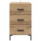 Preview: Nachttisch Artisan-Eiche 40 x 40 x 66 cm Holzwerkstoff