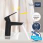 Preview: GROHE Quickfix Start Einhebel Waschtischarmatur, 1/2", S-Size, mattschwarz (235512432)