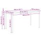 Preview: Bartisch Natur 200 x 100 x 105 cm Massives Kiefernholz