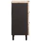 Preview: Sideboard Weiße gewaschene Oberfläche 40 x 33 x 75 cm