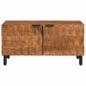 Preview: Couchtisch Braun 80 x 50 x 40 cm Massivholz Mango