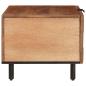 Preview: Couchtisch Braun 80 x 50 x 40 cm Massivholz Mango