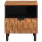 Preview: Nachttisch 2 stk. Braun 40 x 33 x 46 cm Massivholz Mango