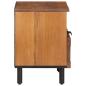 Preview: Nachttisch 2 stk. Braun 40 x 33 x 46 cm Massivholz Mango