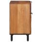 Preview: Nachttisch Braun 50 x 33 x 60 cm Massivholz Mango