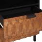 Preview: Nachttisch Braun 50 x 33 x 60 cm Massivholz Mango