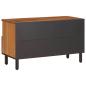 Preview: TV-Schränk mit Regal Akazienbraune Oberfläche 80 x 33 x 46 cm