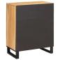 Preview: Sideboard Braun 60 x 33,5 x 75 cm Massivholz Mango