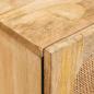 Preview: Sideboard Braun 60 x 33,5 x 75 cm Massivholz Mango