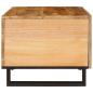 Preview: Couchtisch Natur 80 x 50 x 40 cm Massivholz Mango