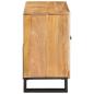Preview: Waschbeckenschrank Braun 62 x 33 x 58 cm Massivholz Mango