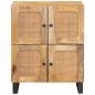 Preview: Sideboard mit Speicher Braun 60 x 33,5 x 75 cm Massivholz Mango