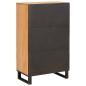 Preview: Sideboard mit Regal Braun 90 x 33,5 x 75 cm Massivholz Mango