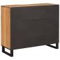 Preview: Highboard mit Tür Braun 40 x 33,5 x 110 cm Massivholz Mango