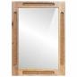 Preview: Badezimmer Spiegel Braun 50 x 70 x 3 cm Massivholz Mango