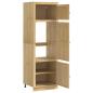 Preview: Schrank mit Regal Honig 60 x 32 x 40 cm Massives Kiefernholz