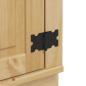 Preview: Schrank mit Regal Honig 60 x 32 x 40 cm Massives Kiefernholz