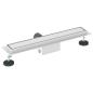 Preview: 2 in 1 Duschabfluss Silber 60 cm Edelstahl 304