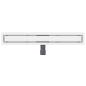 Preview: 2 in 1 Duschabfluss Silber 80 cm Edelstahl 304