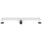 Preview: 2 in 1 Duschabfluss Silber 80 cm Edelstahl 304
