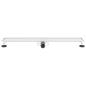 Preview: 2 in 1 Duschabfluss Silber 100 cm Edelstahl 304