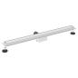 Preview: 2 in 1 Duschabfluss Silber 100 cm Edelstahl 304