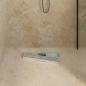 Preview: Duschabfluss mit Liniendesign Silber 60 cm Edelstahl 304