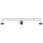 Preview: Duschabfluss mit Liniendesign Silber 70 cm Edelstahl 304
