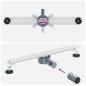 Preview: 360° Duschablauf mit slim Modell Silber 60 cm Edelstahl 304