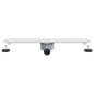 Preview: 360° Duschablauf mit slim Modell Silber 60 cm Edelstahl 304