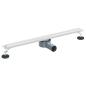 Preview: 360° Duschablauf mit slim Modell Silber 70 cm Edelstahl 304