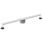Preview: 360° Duschablauf mit slim Modell Silber 80 cm Edelstahl 304
