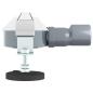 Preview: 360° Duschablauf mit slim Modell Silber 80 cm Edelstahl 304