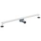 Preview: ARDEBO.de - 360° Duschablauf mit slim Modell Silber 90 cm Edelstahl 304