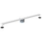 Preview: 360° Duschablauf mit slim Modell Silber 90 cm Edelstahl 304
