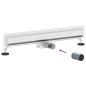 Preview: Wandmontierter Duschablauf Silber 70 cm Edelstahl 304
